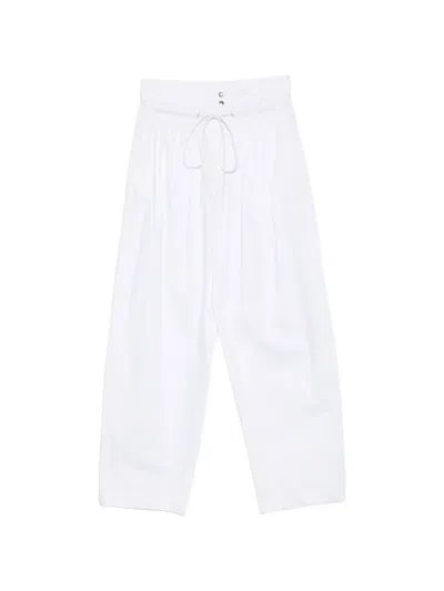 Aniye By Drawstring Trousers In White