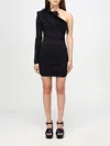Aniye By One Shoulder Dress In Schwarz