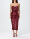 Aniye By Dress  Woman Color Violet In Red