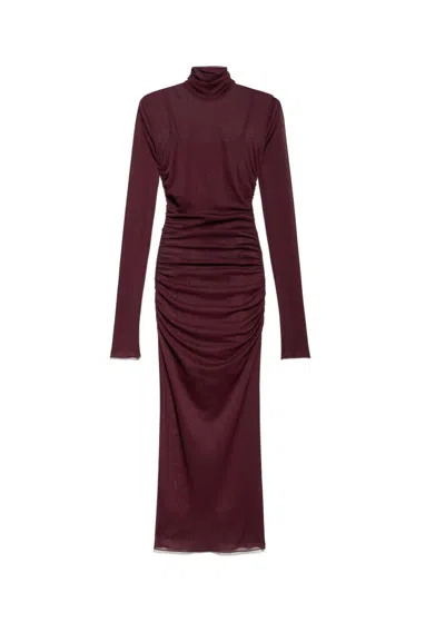 Aniye By Dress Dress  Midi Norm In Burgundy