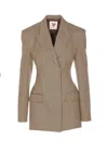 Aniye By Lexa Jacket Dress In Brown