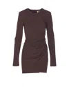 Aniye By Pleated Detail Dress In Brown
