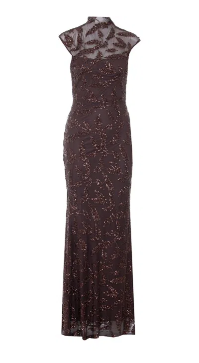 Aniye By Sleeveless Backless Dress In Brown