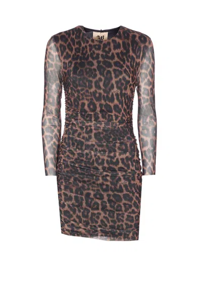 Aniye By Leopard Print Mini Dress In Animal Print