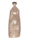 Aniye By Dora Collar Dress In Gold