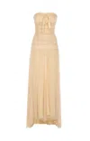 Aniye By Raquel Tulle Maxi Dress In Pink