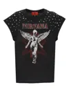 Aniye By Embellished Graphic-print T-shirt In Black