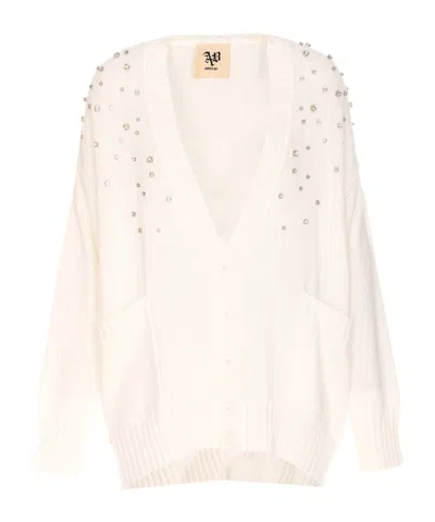 Aniye By Embellished Knit Cardigan