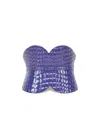 Aniye By Embossed Belt In Blue