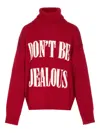Aniye By High Collar Long Sleeve Sweater In Red