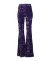 Aniye By Flared Casual Pants In Purple