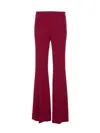 Aniye By Logo-detail Trousers In Burgundy