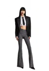 Aniye By Flared Woman  Flowers In Gray