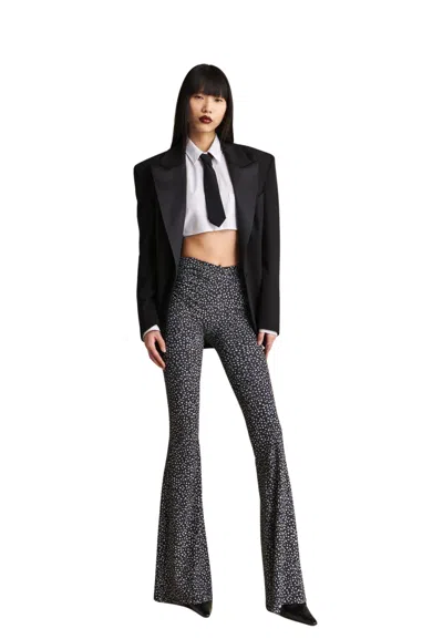 Aniye By Flared Woman  Flowers In Gray