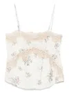 Aniye By Top Mit Blumen-print In Neutral