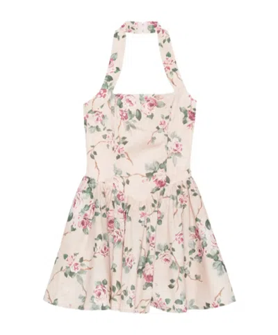 Aniye By Floral-pattern Midi Dress In Multi