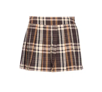 Aniye By Gwen Mini Skirt In Brown