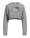 Aniye By Hello Kitty And Friends Woman Sweater Grey Size S Wool, Polyamide, Alpaca Wool, Elastane