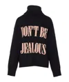 Aniye By Kolor High-neck Embroidered Sweater In Black