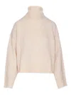 Aniye By Chris Turtleneck Sweater In Neutral