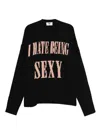 Aniye By Intarsia-knit Sweater In Black