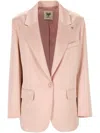 Aniye By Single-breasted Blazer Jacket In Beige