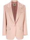 Aniye By Single-breasted Blazer Jacket In Pink