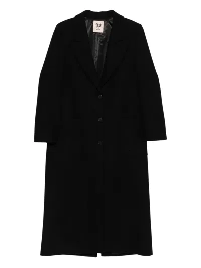 Aniye By Janis Buttoned Coat In Black