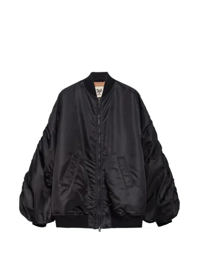 Aniye By Kate Oversized Bomber Jacket In Black
