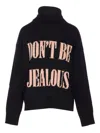 Aniye By Kolor High-neck Embroidered Sweater In Black