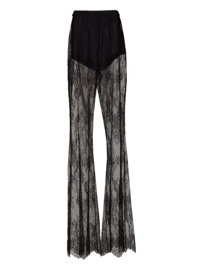 Aniye By Laced Trousers In Schwarz