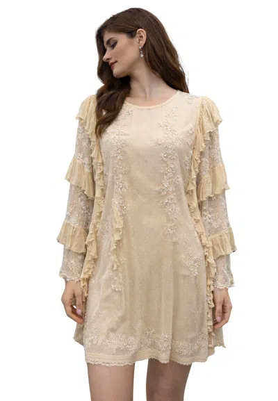 Aniye By Laying Dress Woman  With Rouge In Neutral