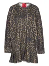 Aniye By Leopard Print Mini Dress In Animal Print