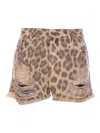 Aniye By Leopard-print Shorts