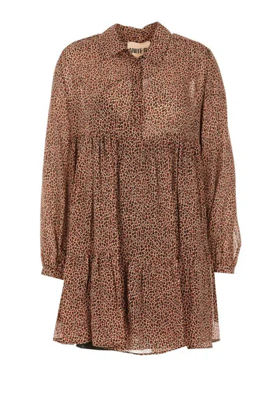 Aniye By Viscose Shirt In Brown