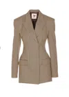 Aniye By Lexa Jacket Dress In Brown