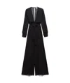 Aniye By Lily Polka-dot Jumpsuit In Black