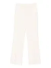 Aniye By Linda Pressed-creases Trousers In White