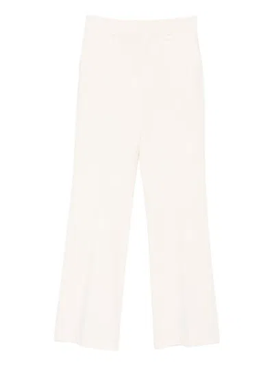 Aniye By Linda Pressed-creases Trousers In White