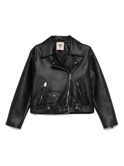 Aniye By Bikerjacke Mit Logo-verzierung In Black