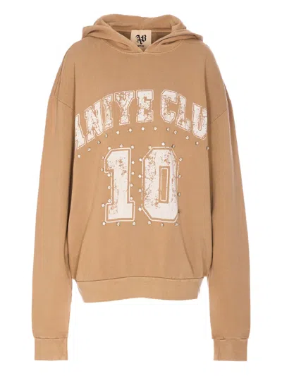 ANIYE BY LOGO-PRINT HOODIE