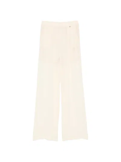 Aniye By Logo-appliqué Trousers In Neutral
