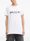 Aniye By Logo-print T-shirt In White