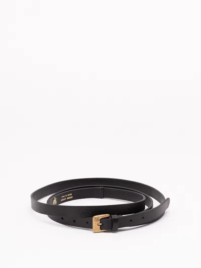 Aniye By Buckle-fastening Leather Belt In Black