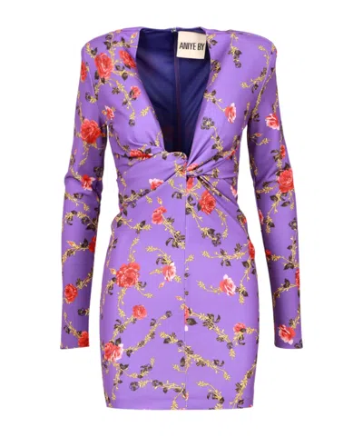 Aniye By Long Sleeve Dress In Blue
