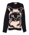 Aniye By Cat Crewneck Sweater In Black