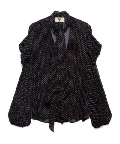 Aniye By Long-sleeved Blouse In Black