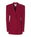 Aniye By Long-sleeved Suit Jacket In Purple