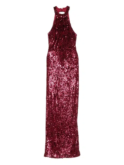 Aniye By Lulu Dress In Burgundy