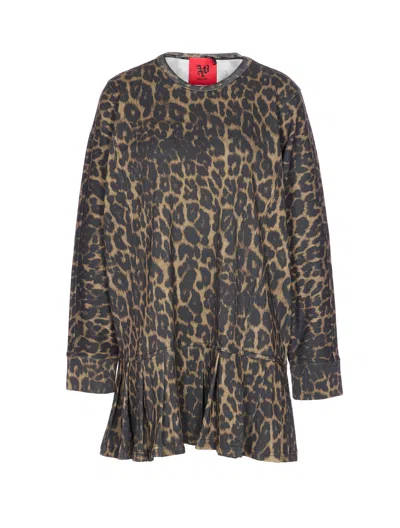 Aniye By Maku Mini Dress In Brown